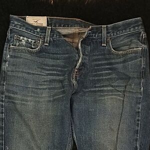 Hollister Women's Dark Blue Skinny Jeans